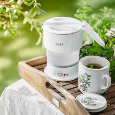 15. Silicone kettle ADLER AD 1377w white
