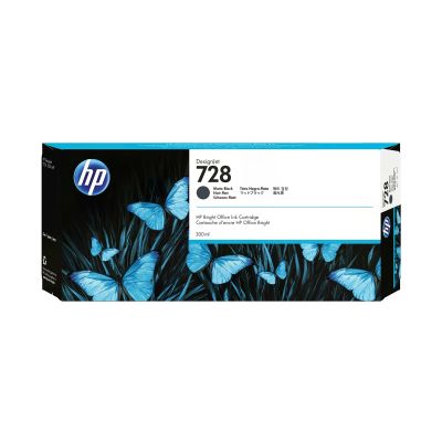 11. HP DesignJet 728 300ml Matte Black Ink Cartridge