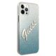 4. Guess GUHCP12LPCUGLSBL iPhone 12 Pro Max 6.7" blue/blue hardcase Glitter Gradient Script