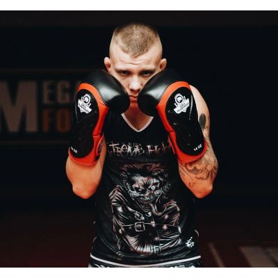 12. 10oz Boxing Gloves - Blaze Red - Legacy Series