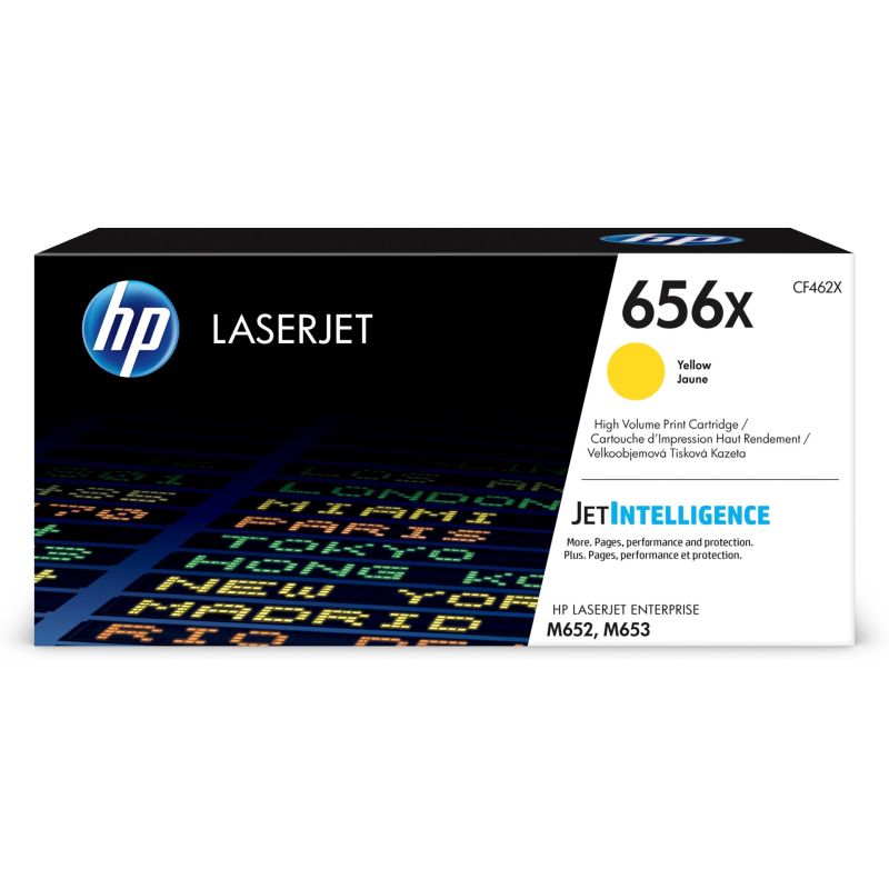 HP 656X High-Capacity Yellow Original LaserJet Toner Cartridge
