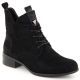 11. Women’s Lace-Up and Zip Ankle Boots, Warm-Lined, Black M.Daszyński SA198-24