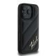 4. Karl Lagerfeld Quilted Signature iPhone 16 Pro Case - Black