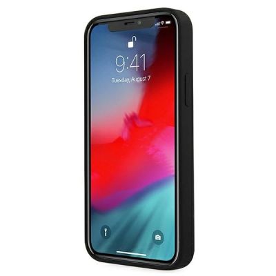 5. Guess GUHCP12SLSVSBW iPhone 12 mini 5.4" black and white hardcase Silicone Vintage