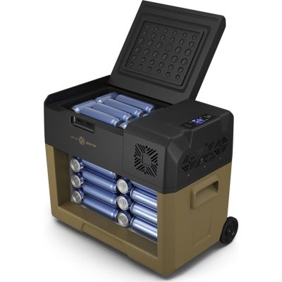 5. Peme Expedition 39 L Travel Refrigerator Electric Brown