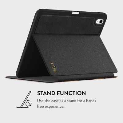 4. Tech-Protect Lamano case for iPad 10.9” 10 / 2022 / 11” 11 / 2025 - brown and black