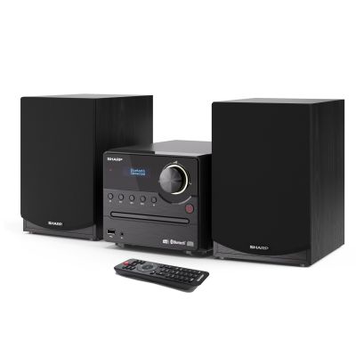 2. Sharp XL-B517D(BK) Micro Hi-Fi System, CD/FM/USB/Bluetooth v5.0, Aux-in, 45W, Black Sharp | Micro Hi-Fi System | XL-B517D(BK) | USB socket | Aux-in | Bluetooth connectivity | CD player | Black | FM radio | Wireless connection