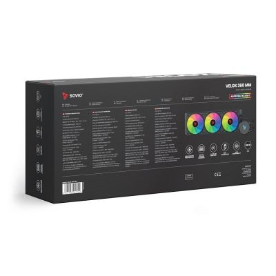 4. SAVIO ARGB 360MM VELOX CPU WATER COOLER