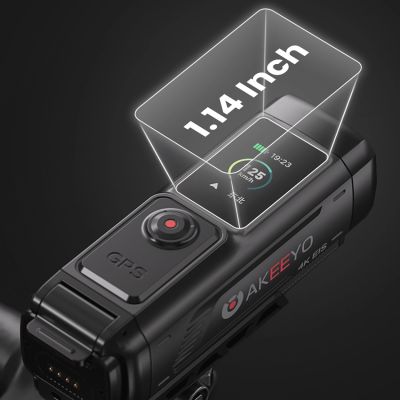 14. AKEEYO 730Pro 4K Handlebar Video Recorder Sports Camera for Bikes and Motorcycles - Black