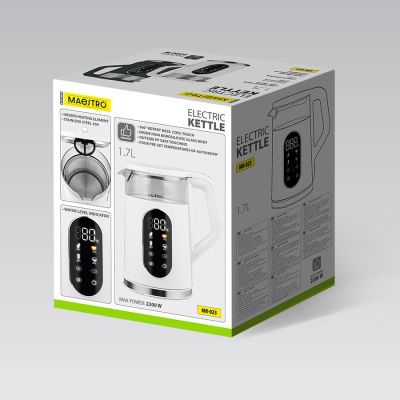 5. Electric kettle 1.7L 2220W MR-023-GREEN MAESTRO