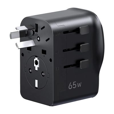 4. Ugreen S550 65W Universal Travel Adapter - Black