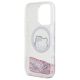 7. Hello Kitty Liquid Glitter Sweet Kitty Bows MagSafe iPhone 16 Pro Case - White