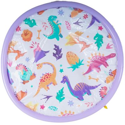 2. ROUND INFLATABLE MAT 154x7CM PLAYGROUND FOUNTAIN DINOSAURS 51627