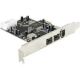 Delock PCI Express Card > 2 x extern FireWire B + 1 x extern FireWire A