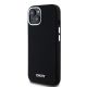2. DKNY Liquid Silicone Small Metal Logo MagSafe Case for iPhone 15 / 14 / 13 - Black