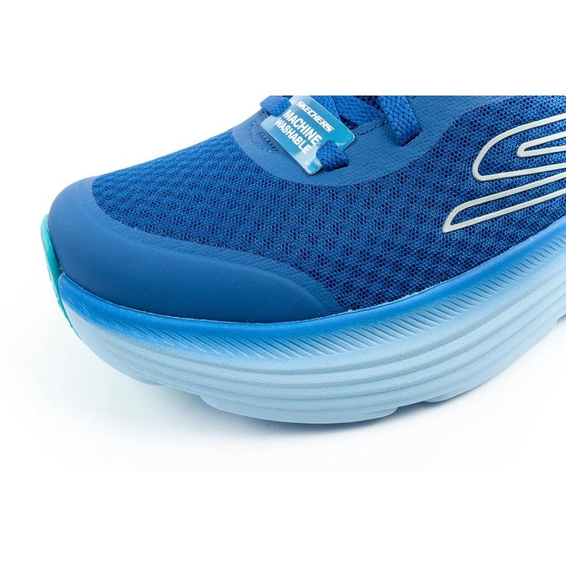 6. Skechers Max Cushioning Men's Light Blue Running Shoes