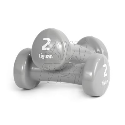 2. Tiguar vinyl dumbbells TI-HW0020BOX