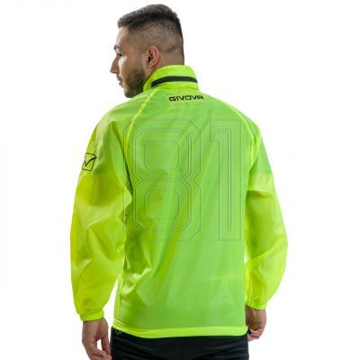 5. Jacket Givova Rain Basico Fluo RJ001 0019