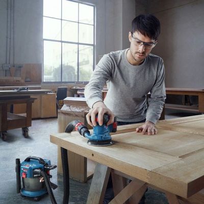6. BOSCH Random Orbit Sander 125mm GEX 185-LI SOLO