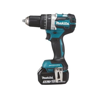Makita 18V cordless hammer drill DHP484RT3J 54/30 Nm 3 x 5.0 Ah BL in MAKPAC