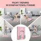 8. Extralink | Pilates Board | pink, reformer for abdominal exercises and push-ups