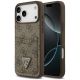 Guess 4G nauble Card Triangle Case for iPhone 18 Pro Max / 17 Pro Max – brown