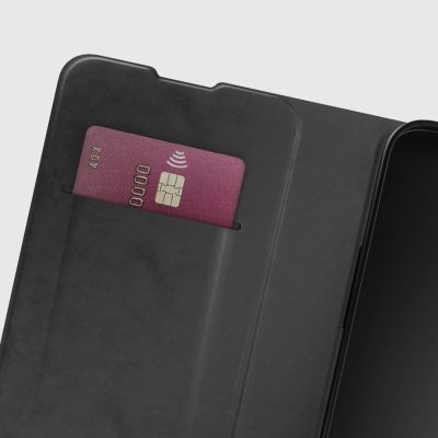 5. SBS Wallet Smooth Case for iPhone 16e / 17e with Flip - Black