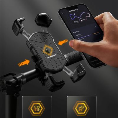 5. Wozinsky WUD-01B Handlebar Phone Holder for Bike - Black