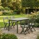 8. 4-Piece Set of Foldable Green Plastic Catering Chairs KOMODO