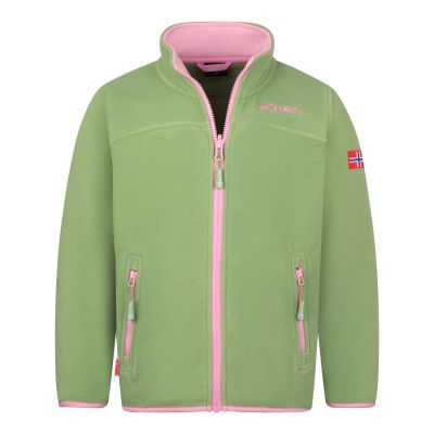 3. Trollkids Girls Bryggen 3in1 Jacket mallow pink/pistachio green/wild rose (419-242)