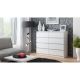M8 MALWA CHEST OF DRAWERS 120CM WHITE
