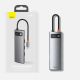 25. Baseus Metal Gleam 8in1 USB-C Hub - USB-C PD 100W 1x HDMI 4K 30Hz 1x SD and microSD card reader 3x USB-A 3.2 1xRJ45 - gray