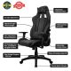 9. Arozzi Gaming Stuhl Avanti Dark Grey SoftFabric Console Gaming Chair Upholstered Seat