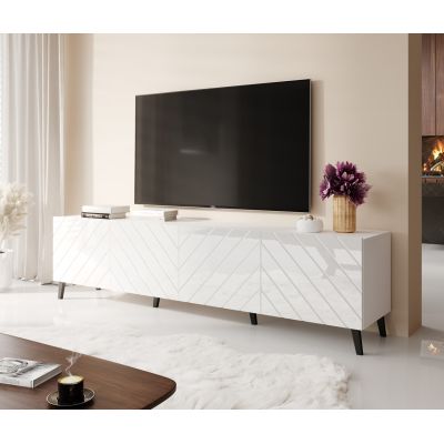 3. ABETO TV cabinet 200x42x52 white/white gloss