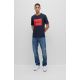 5. Hugo Boss Men's Summer T-shirt Navy Blue (50467952-405)