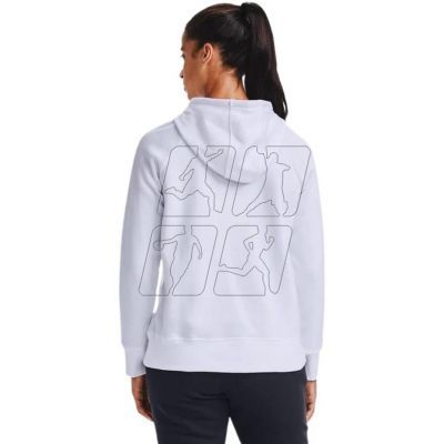 4. Under Armor Rival Fleece HB Hoodie W 1356317 100