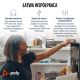 2. Poly Blackwire 3220 Stereo USB-C Headset +USB-C/A Adapter