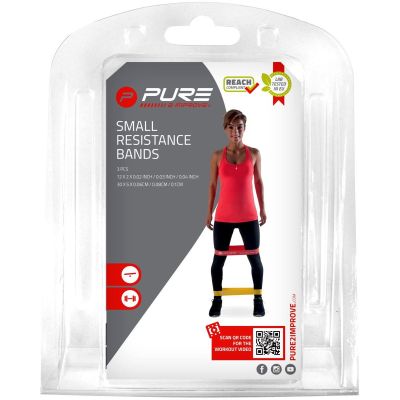 8. SET OF FITNESS CROSSFIT MINI BANDS 3 PCS PURE 2 IMPROVE