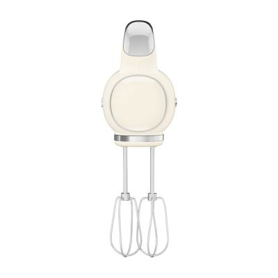 14. Smeg HMF01CREU hand mixer in cream with a retro 1950s style.