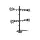 4. Digitus Universal Standing Clamp Mount for Four Monitors