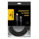4. GEMBIRD CC-DP-HDMI-3M cable (DisplayPort M - HDMI M -; 3m; black)