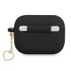 2. Guess GUAPLSCHSK AirPods Pro cover black/black Silicone Charm Heart Collection