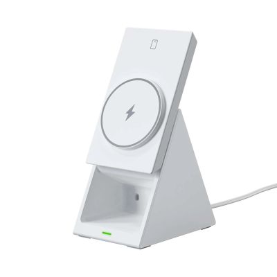 2. Choetech T600 15W 3in1 Inductive Charging Station - White