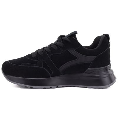 3. Women's black leather shoes Vinceza FIO27-67006
