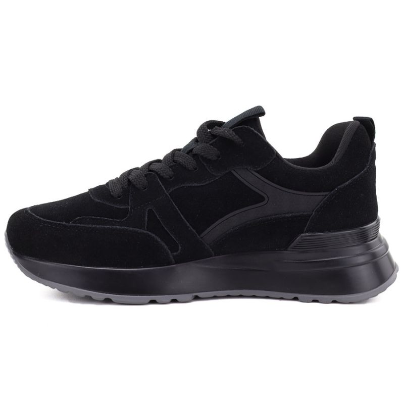 3. Women's black leather shoes Vinceza FIO27-67006
