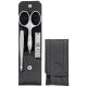 Zwilling Twinox Travel Set – Black Leather Case, 3 Pieces – Black