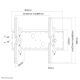 Neomounts PLASMA-W200 TV mount 2.16 m (85") Black