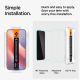 14. Spigen Glas.tR EzFit Privacy Tempered Glass for iPhone 15/16 with Adapter (2 pcs.)