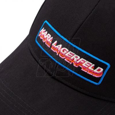 10. Karl Lagerfeld K/Futuristic Logo Cap 225W3417