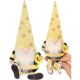 8. SNOW gnome sitting drone 35+6cm in sneakers spring decoration